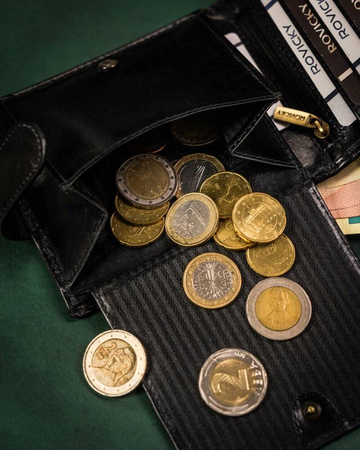 ROVICKY 22323L-VT-RVT Black RFID leather wallet