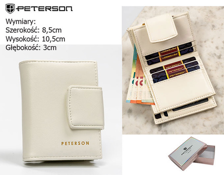 Portfel damski PU PTN 42329-F8 White