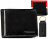 Men’s Gift Set: Leather Wallet and Keychain ROVICKY R-SET-M-N003-GVT