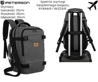 Plecak podróżny PTN SIKORKA Gray