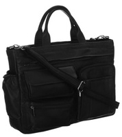 NO LOGO leather laptop bag LAP-15604-NDM-NL