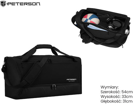 Torba sportowa PTN 95925 Black
