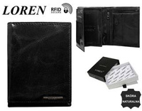 Leather men wallet LOREN FRM-70-01-RFID