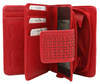 Portfel skórzany R-613-DDW Red
