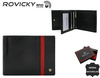 Portfel męski skórzany N01-RVTP-3012 Black-Red
