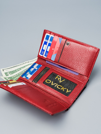 Portfel skórzany RFID LORENTI 55020-RS