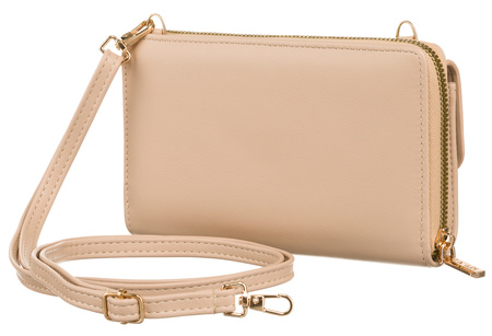 PU handbag-wallet M-11-7935 Beige