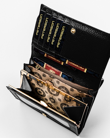 Portfel damski skórzany PTN PL-445 Black