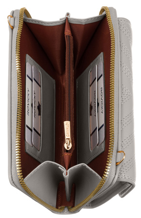 PU handbag-wallet M-11-7942 Gray