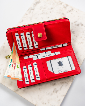 Portfel damski PU R-POR-01-D2 Red