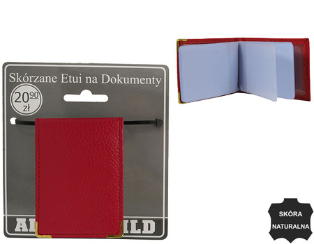 Skórzane etui na dokumetny 301-BL 