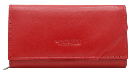Women's leather wallet RD-24-GCL RED
