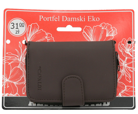 Portfel damski PU K-030B-BL Brown