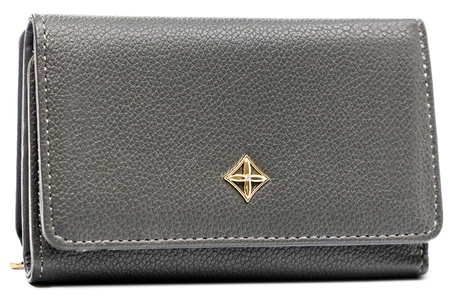 Portfel damski na blistrze PP-SF-1077-A-BL Gray