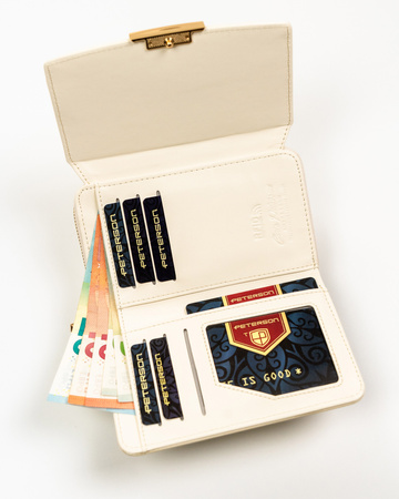 Portfel damski skórzany PTN 76112-BFBC Red