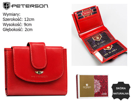 PETERSON PTN 2516-BO RFID leather wallet