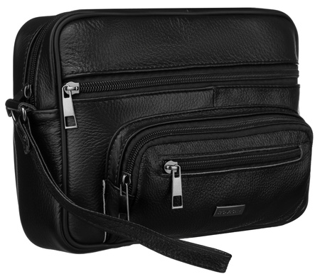 Saszetka skórzana R-13209 Black