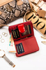 Women's wallet in a vertical orientation PTN PH31-1-SH Red