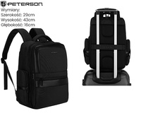 Plecak Peterson PTN HY243 Black
