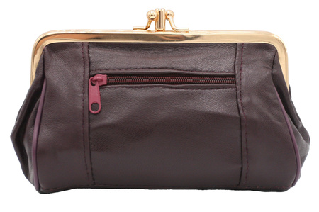 Portmonetka skórzana K09 D.Brown