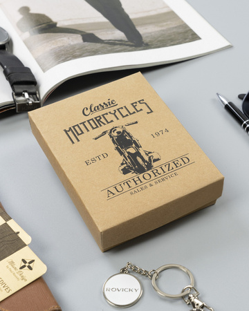 Men's nubuck leather wallet