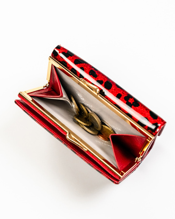 Portfel damski skóra+PU PTN PS108-PDS Red