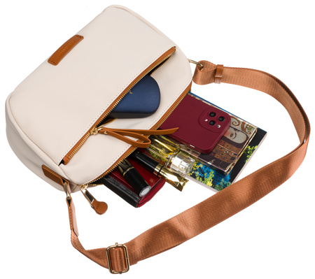Torebka PTN JN-05 Ivory-Brown