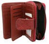 Portfel damski skórzany 76115-MKR Red