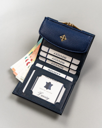 Portfel damski na blistrze PP-SF-1815-A-BL Navy