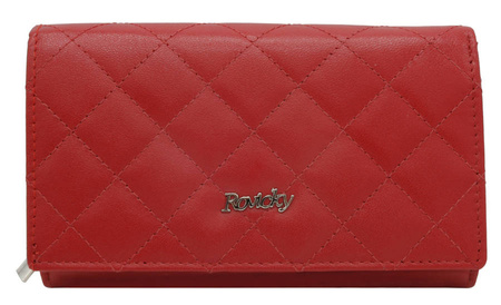 Women's leather wallet R-RD-21-GCL-Q-3936 RED