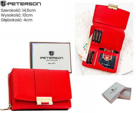 Portfel damski eko PTN 0015-SAF Red