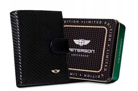 PETERSON PTN 303Z-CA-6587 RFID leather wallet