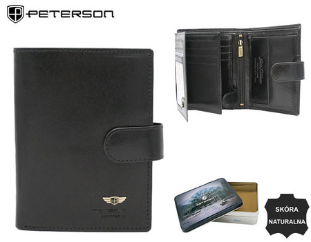 Portfel skórzany PTN 22311L-VT Black