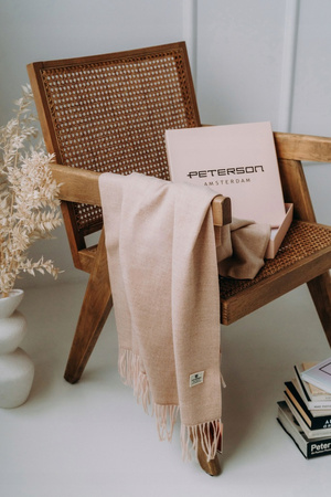 Large Women's Scarf with Fringes Peterson PTN SPV73 Khaki