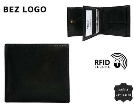 Portfel skórzany RFID NO LOGO BLM-01-CFL-NL