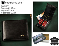 PETERSON PTN 304-P RFID leather wallet