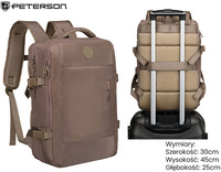 Plecak podróżny PTN 24421 Beige