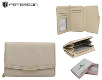 Portfel damski eko PTN 001-HB Beige