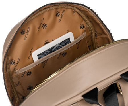 PETERSON PTN PLEC-ALE-3 eco leather backpack