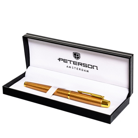 Długopis w pudełku Peterson PTN 222 Golden