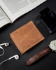 Portfel skórzany N0035-CHM Cognac