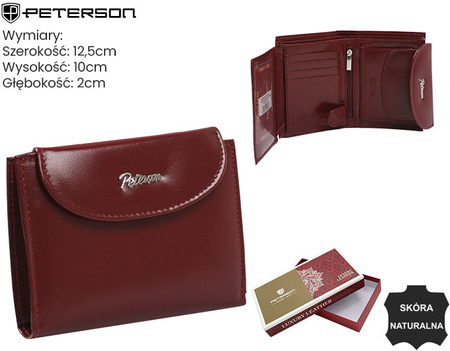 Portfel damski PTN RD-357-NGV-M Burgund