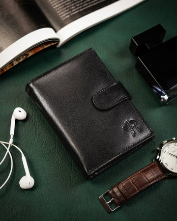 Portfel skórzany RFID ROVICKY N4L-P-GOAN