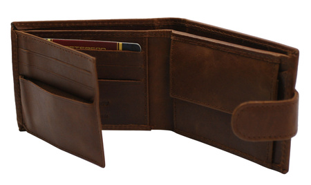 Porfel męski skórzany PTN RM-22L-LWC Cognac