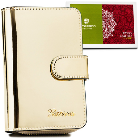 Portfel damski skórzany PTN 1N-602 Gold