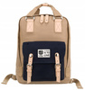 Plecak z poliestru PETERSON PTN 2023-4 Beige+Navy