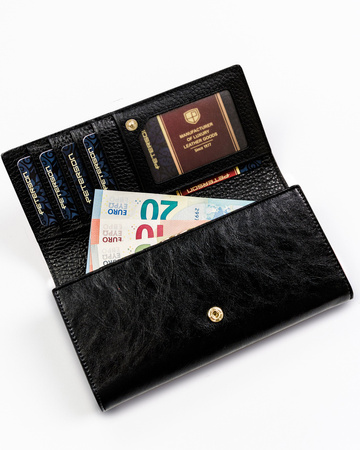 PETERSON PTN PL-490 Black RFID leather wallet