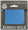 Skórzane etui na dokumetny 302-BL L.Blue