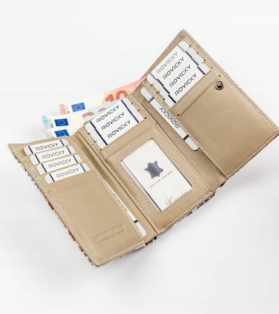 Portfel damski skóra+PU PX23-DNH Black