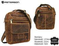 Torba skórzana PTN PR-99-TMH Tan